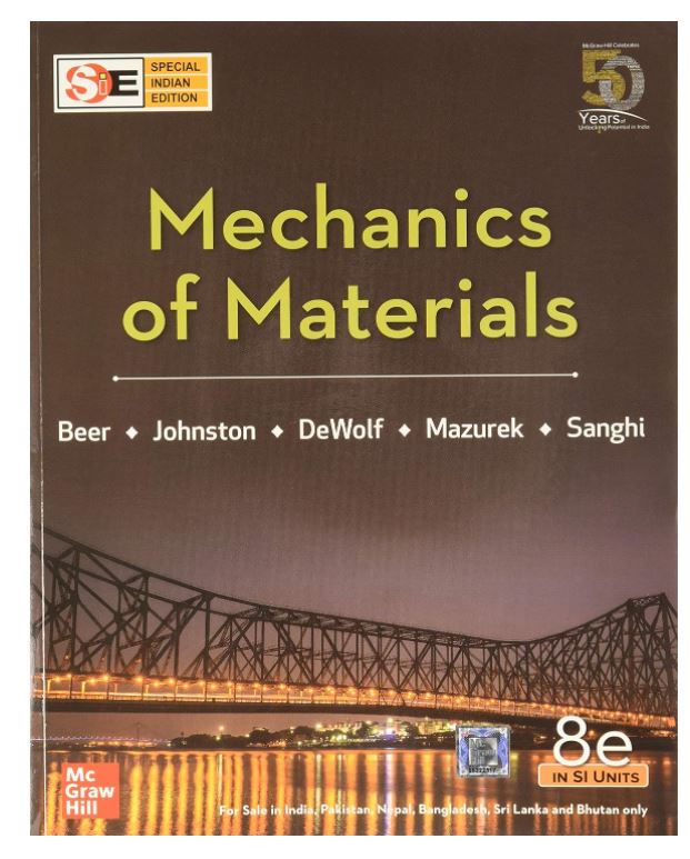 MECHANICS OF MATERIALS, 8TH EDITION